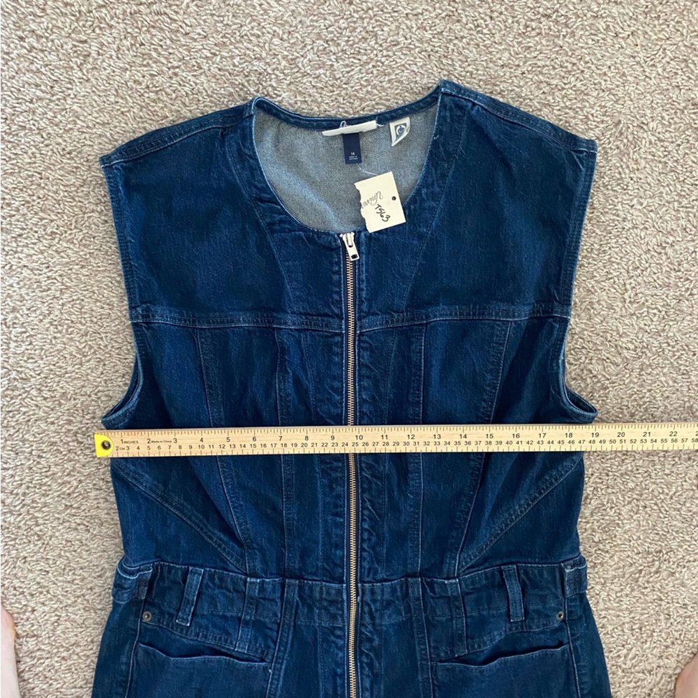 Universal Thread NEW Dark Wash Size 14 Women's Sleeveless Jumpsuit - Picture 5 of 9